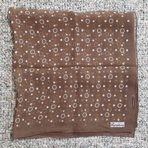 Symphony Designs Geometric Print Silk Neck Scarf